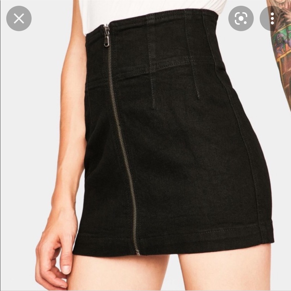 Free people Jean skirt